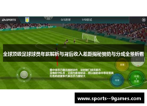 全球顶级足球球员年薪解析与背后收入差距揭秘赞助与分成全景析看